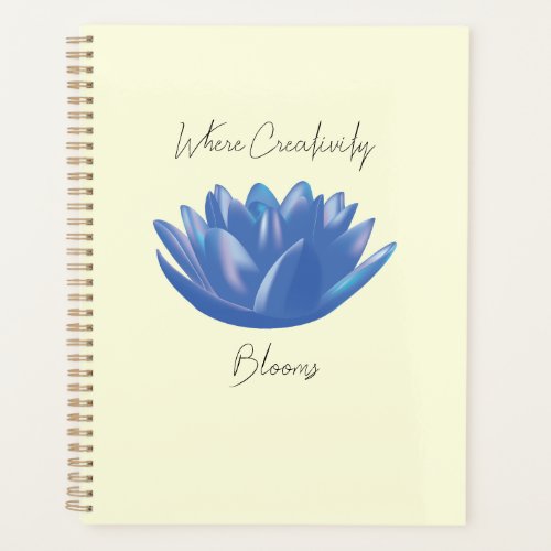 Where Creativity Blooms Planner