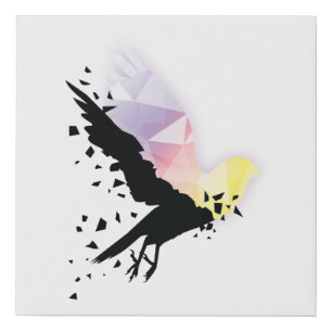 “Where darkness ends, hope begins.” Faux Canvas Print