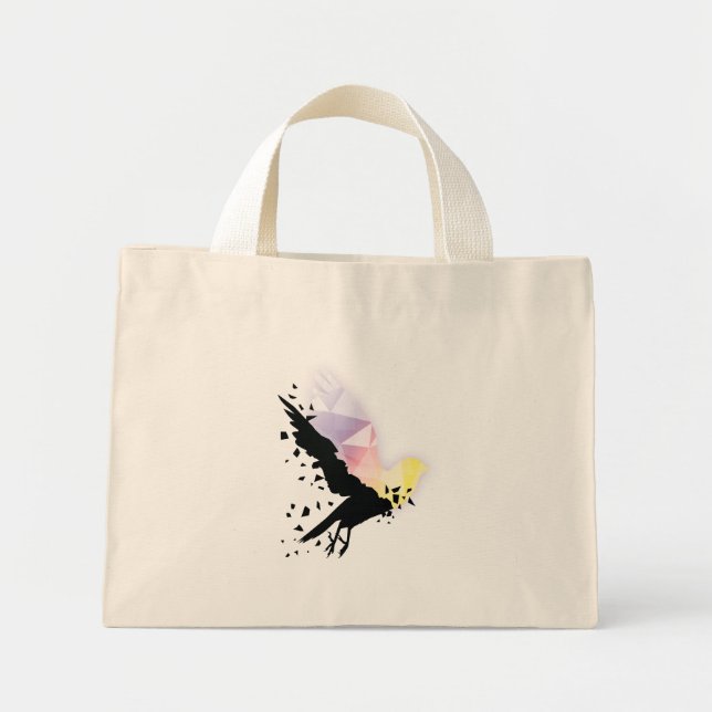 “Where darkness ends, hope begins.” Mini Tote Bag (Front)