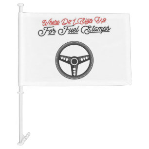 Where Do I Sign Up For Fuel Stamps Car Flag