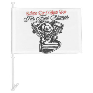 Where Do I Sign Up For Fuel Stamps Car Flag