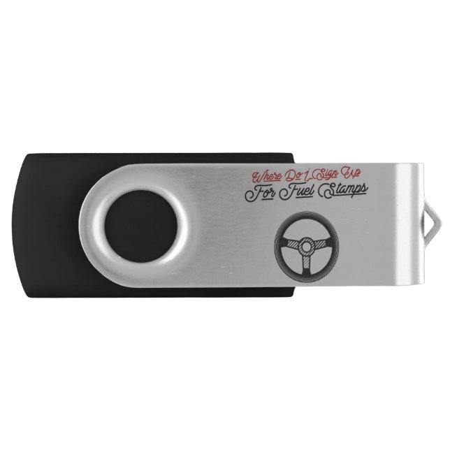 Where Do I Sign Up For Fuel Stamps Flash Drive (Front)
