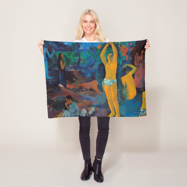 Where Do We Come From?, Gauguin Fleece Blanket (In Situ)