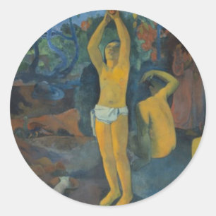 'Where Do We Come From?' - Paul Gauguin Sticker