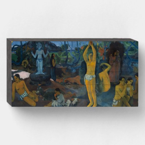 Where Do We Come From _ Paul Gauguin Wooden Box Sign