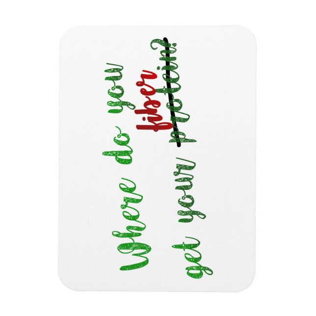 Where do you get your protein fiber vegan magnet (Vertical)