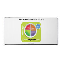 Where Does Dessert Fit In? MyPlate Humor