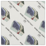 Where Does Your Fault Lie? Geology Humor Fabric