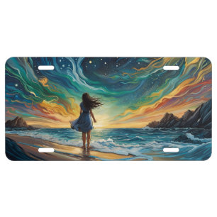 Where Dreams Go License Plate