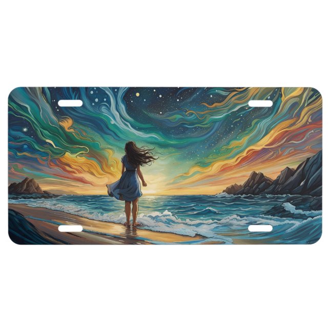 Where Dreams Go License Plate (Front)