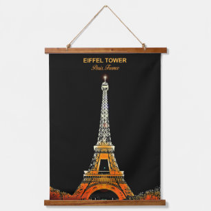 Where Dreams Touch the Sky: The Eiffel Tower Hanging Tapestry
