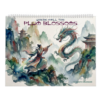 Where Fall the Plum Blossoms Calendar