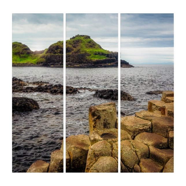 Where Fire Meets Folklore: The Giant's Causeway  Triptych (Front)