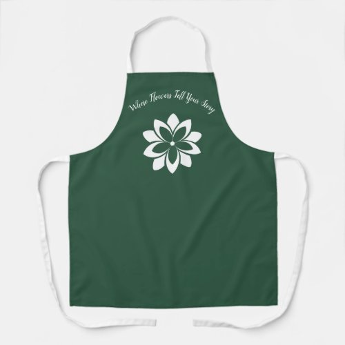 Where Flowers Tell Your Story  Your Florist Shop Apron
