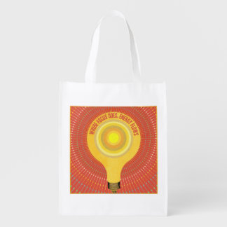 Where Focus Goes, Energy Flows Reusable Bag