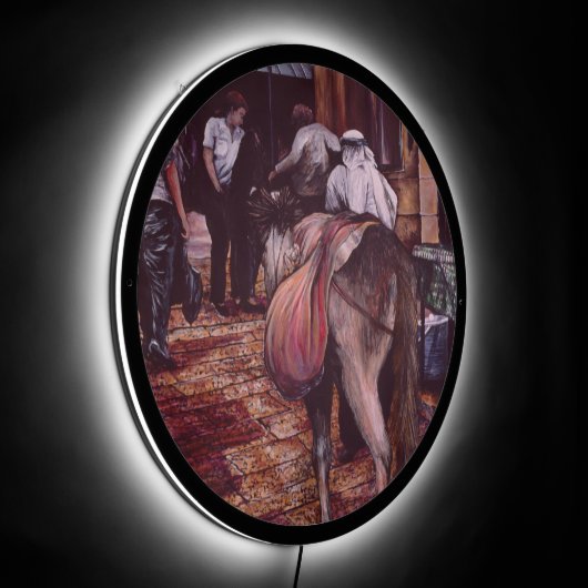 Where Generations Meet , Old Jerusalem LED Sign (Angle)