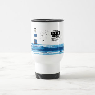 Where God Guides He Provides Travel Mug