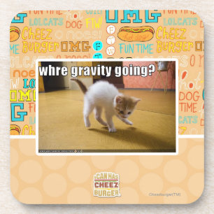 Where gravity going? drink coaster