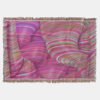Where Gummy Worms live Throw Blanket