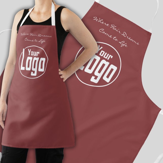 Where Hair Dreams Come to Life Your Hair Salon Apron (Where Hair Dreams Come to Life Your Hair Salon Apron, Hairdresser, Stylist, Company uniform
)