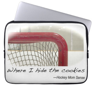 Where I Hide the Cookies laptop cover