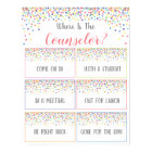 Where is the Counselor Office Door Sign