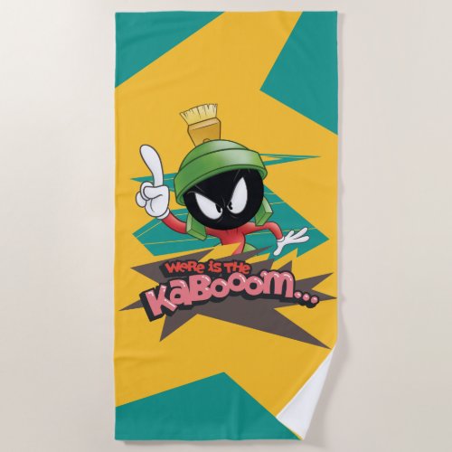 Where is the Kabooom MARVIN THE MARTIAN Points Beach Towel