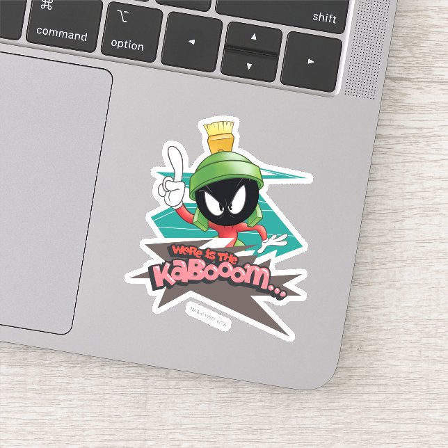 "Where is the Kabooom" MARVIN THE MARTIAN™ Points Sticker (Detail)
