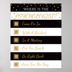Where is the Psychologist Office Door Sign
