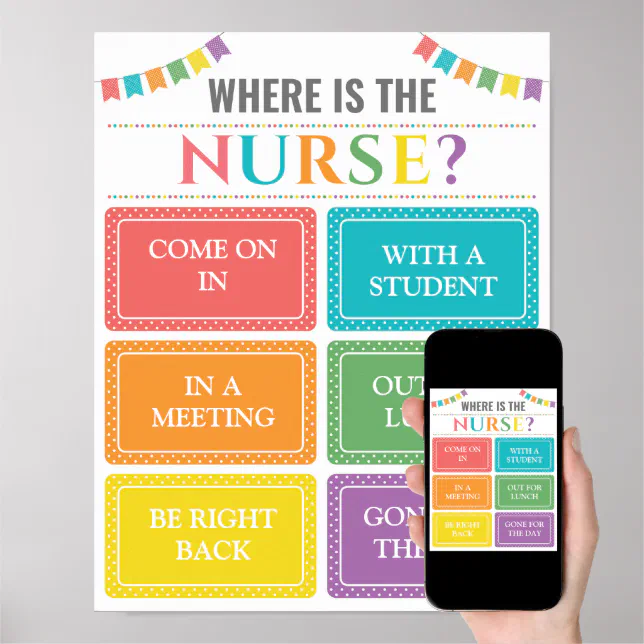 Where is the School Nurse Office Door Sign Zazzle
