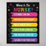 Where Is The School Nurse Office Door Sign at Zazzle