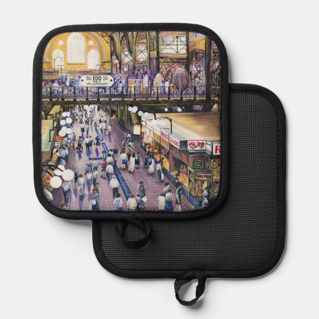 Where is the Women's Water Closet? Pot Holder (Front/Back)