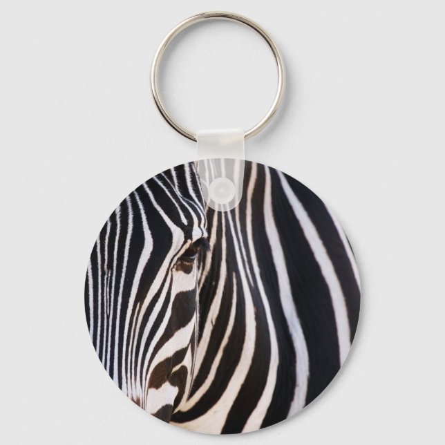 Where Is The Zebra? Keychain (Front)