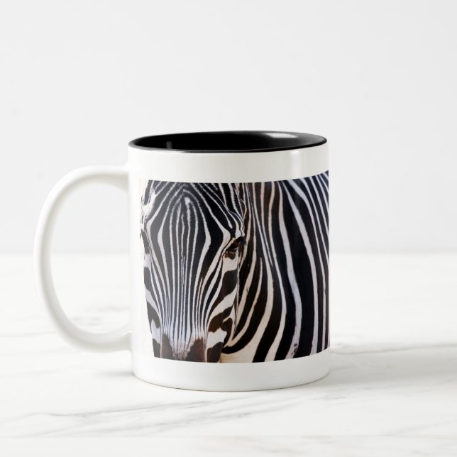 Where Is The Zebra? Two-Tone Coffee Mug (Left)