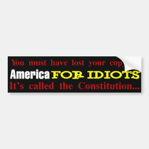 Where is your copy of the Constitution Bumper Sticker