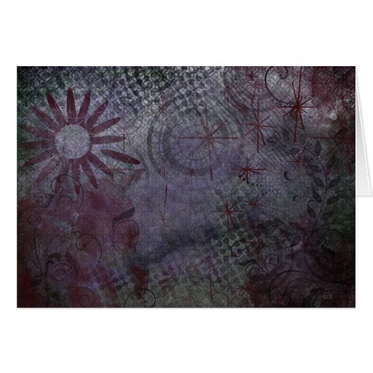 Where is Your Focus? Typography Rustic Abstract 2 Cards (Front Horizontal)
