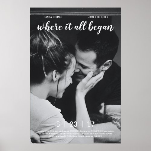 Where it All Began Love Story Movie Poster