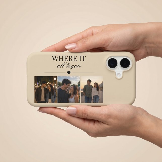 Where It All Began Three Photo Memory iPhone Case (Creator Uploaded)