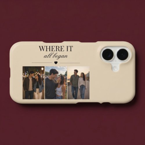 Where It All Began Three Photo Memory iPhone 17 Case