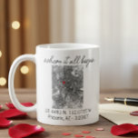 Where It All began Valentine's Day Engagement gift Coffee Mug<br><div class="desc">This design may be personalized in the area provided by changing the photo and/or text. Or it can be customized by clicking Personalize this Template and then choosing the click to customize further option and delete or change the color of the background, add text, change the text color or style,...</div>