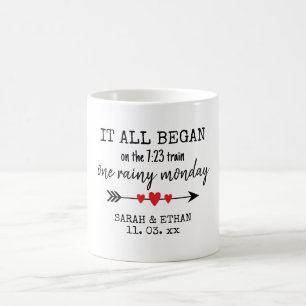 Where It All Began Valentine's Day With Love Coffee Mug