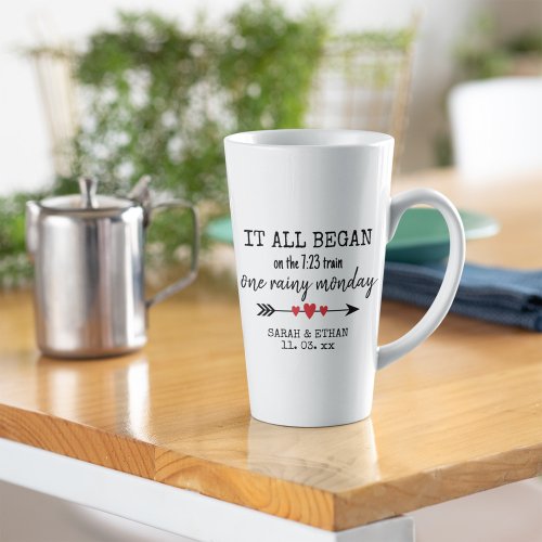 Where It All Began Valentines Day With Love Latte Mug