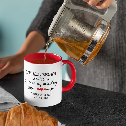 Where It All Began Valentines Day With Love Mug