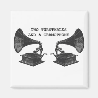where it's at, two turntables and a gramophone magnet