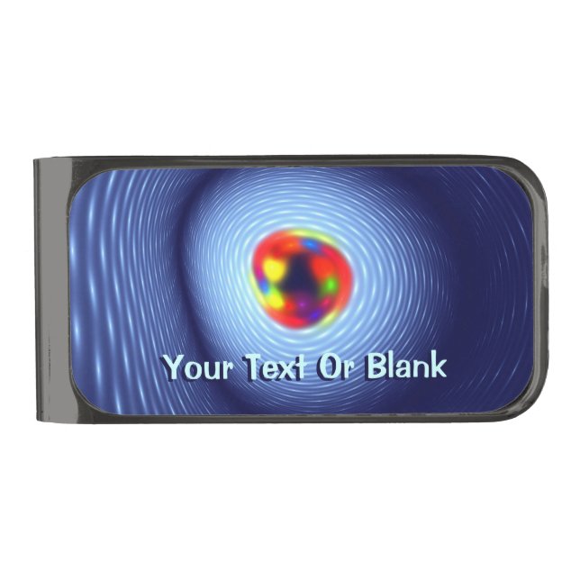 Where Jelly Beans Are Born Gunmetal Finish Money Clip (Front)