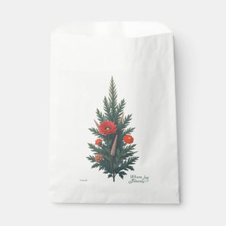 Where Joy Blooms Favor Bags | holiday Gift Bags
