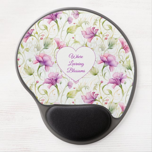 Where Learning Blossoms Gel Mouse Pad (Front)