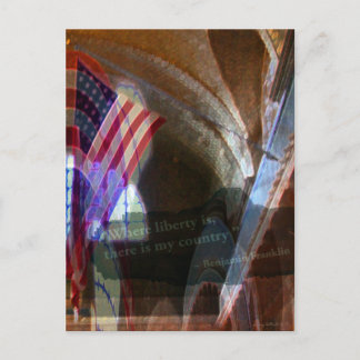 Where Liberty Is Postcard