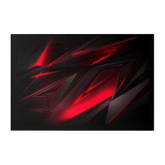 Where Light Meets Darkness a Symphony of Contrasts Acrylic Print