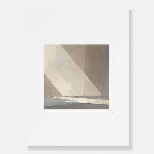 Where Light Rests – Japandi Wall Art Foam Board